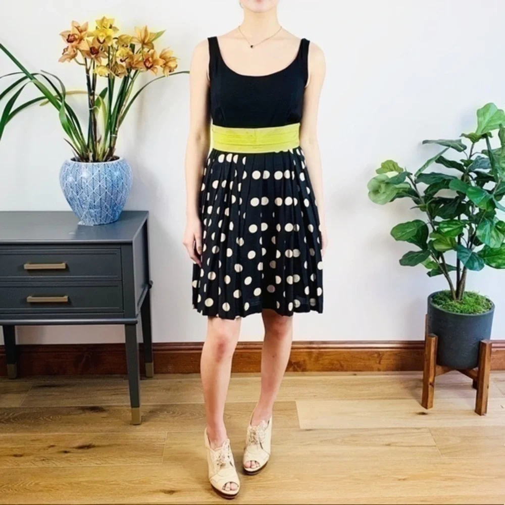 anthropologie polka dot mini dress Anthropologie G.p.d. Polka Dot Mini Dress